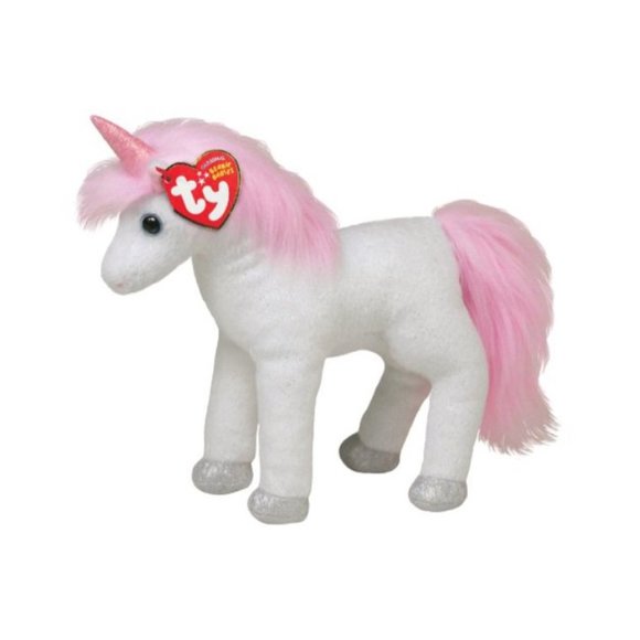 2010 Ty Beanie Baby MYSTIC White Unicorn Plush Animal - #40899 - Picture 1 of 3